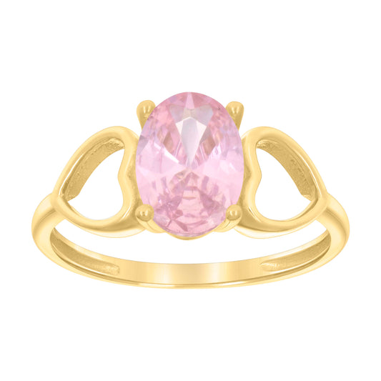 10Kt Gold Cz Baby Ring