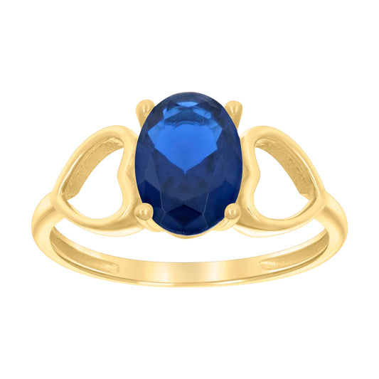 10Kt Gold Cz Baby Ring