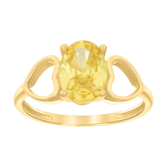 10Kt Gold Cz Baby Ring