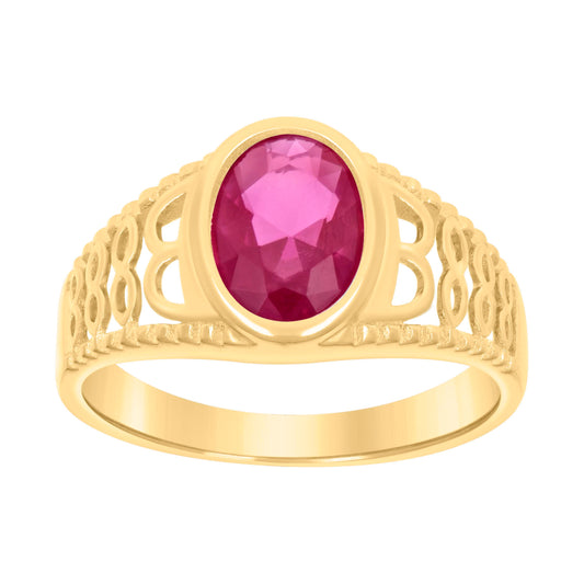 10Kt Gold Cz Baby Ring