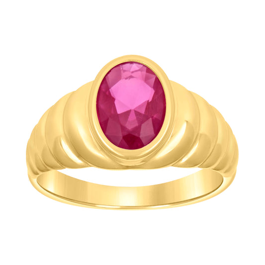 10Kt Gold Cz Baby Ring