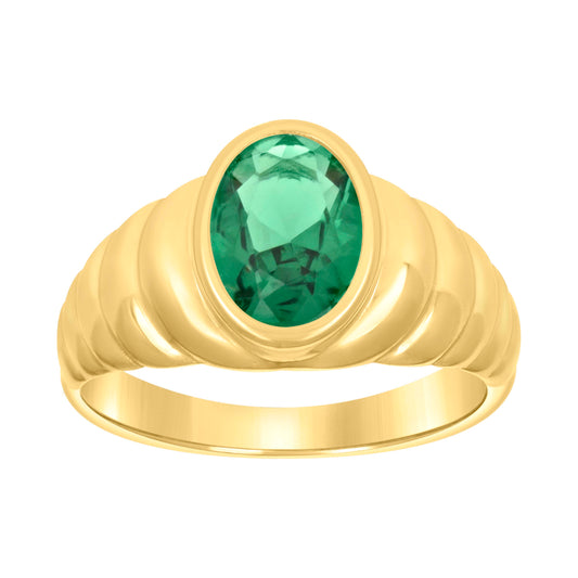 10Kt Gold Cz Baby Ring