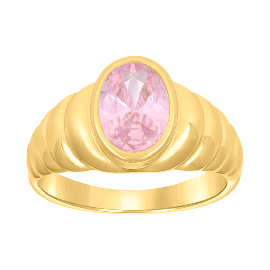 10Kt Gold Cz Baby Ring