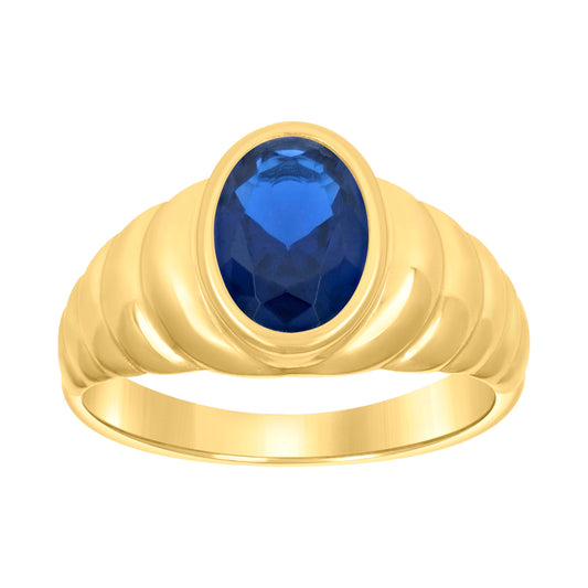 10Kt Gold Cz Baby Ring