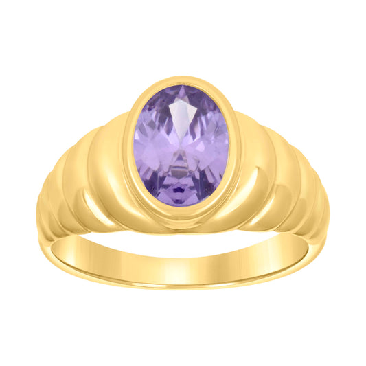 10Kt Gold Cz Baby Ring