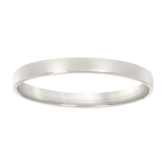 925 Sterling Silver Flat Comfort Band Silver 3mm-S
