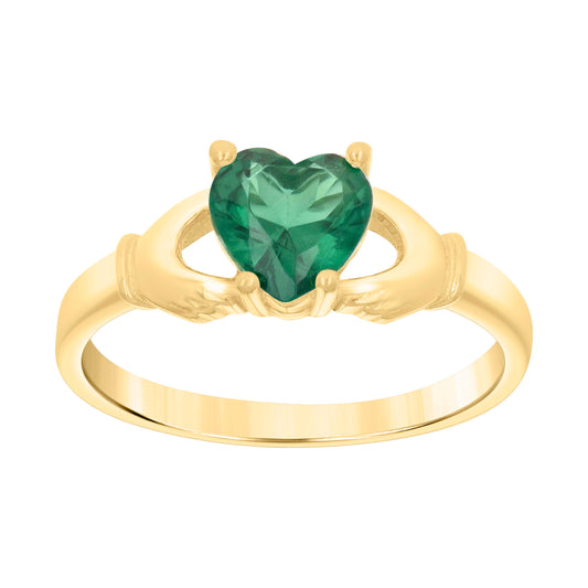 10Kt Gold Cz Baby Ring