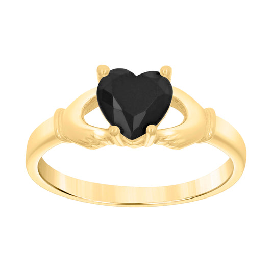 10Kt Gold Cz Baby Ring