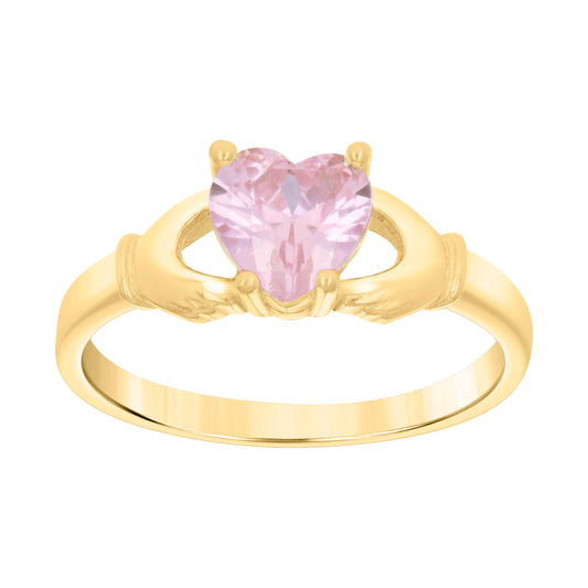 10Kt Gold Cz Baby Ring