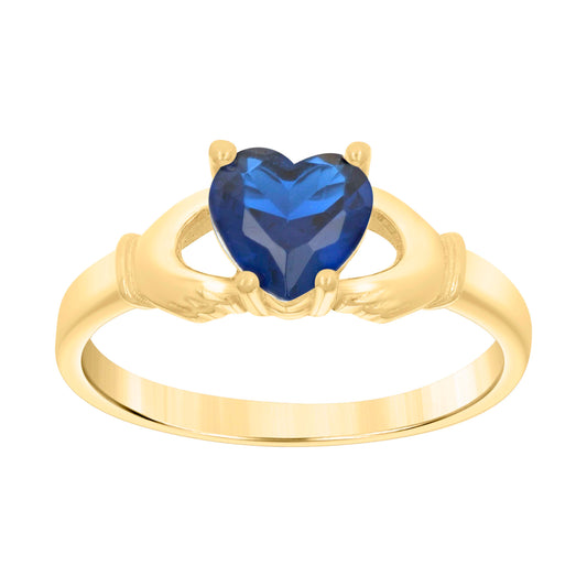10Kt Gold Cz Baby Ring
