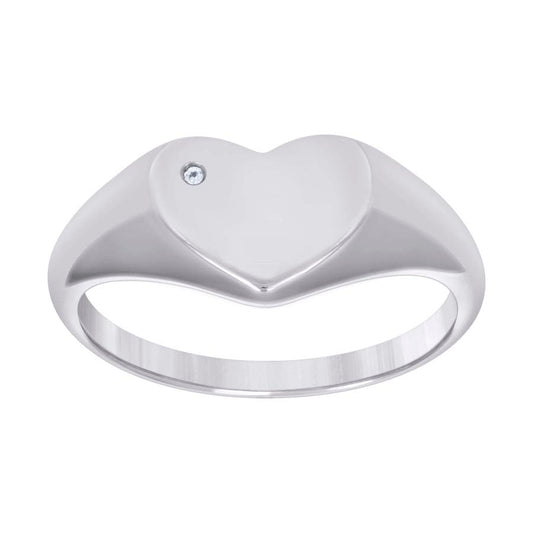 925 Silver Comfort Fit S7 Band Rhodium Plated