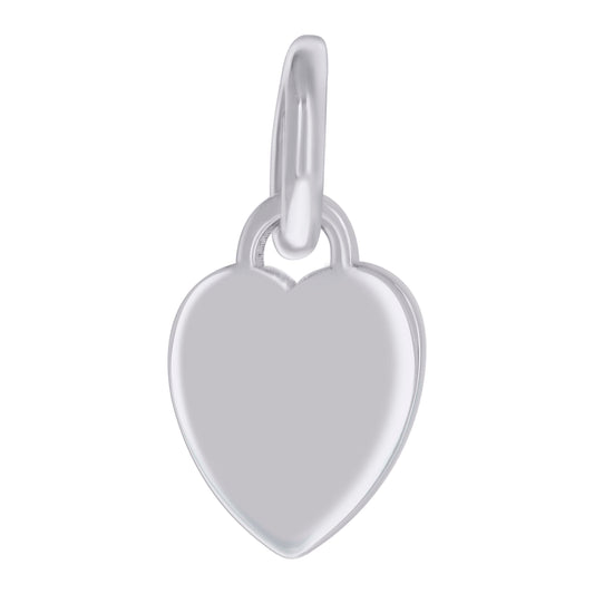 925 Sterling Silver  6.5mm Pendant Silver Plated