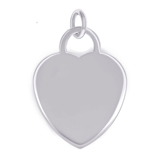 925 Sterling Silver  6.5mm Pendant Silver Plated