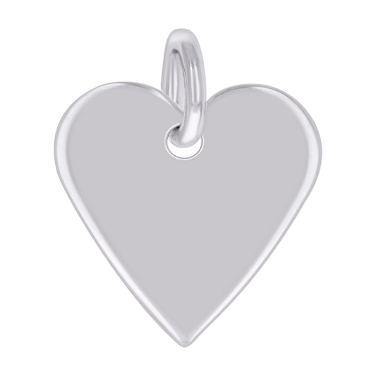 925 Sterling Silver  6.5mm Pendant Silver Plated
