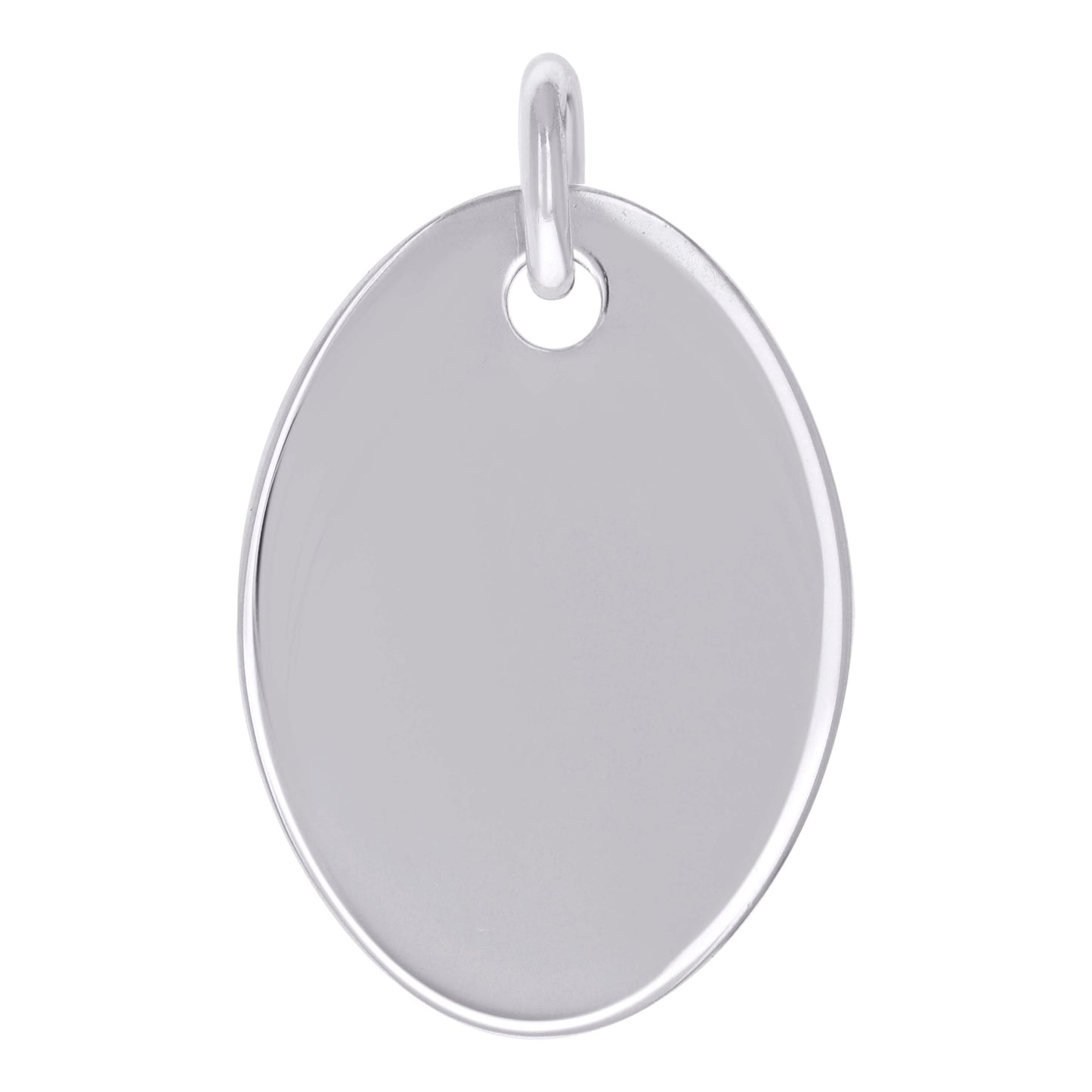 925 Sterling Silver  6.5mm Pendant Silver Plated
