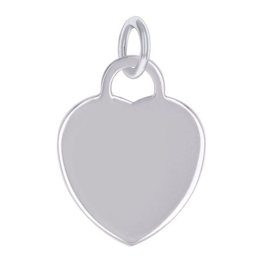 925 Sterling Silver  6.5mm Pendant Silver Plated