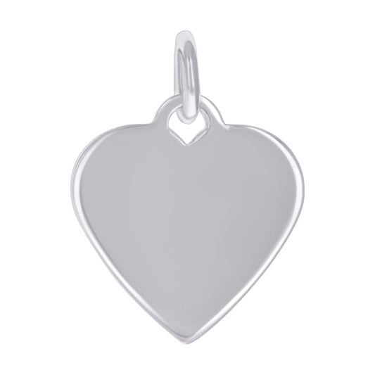 925 Sterling Silver  6.5mm Pendant Silver Plated