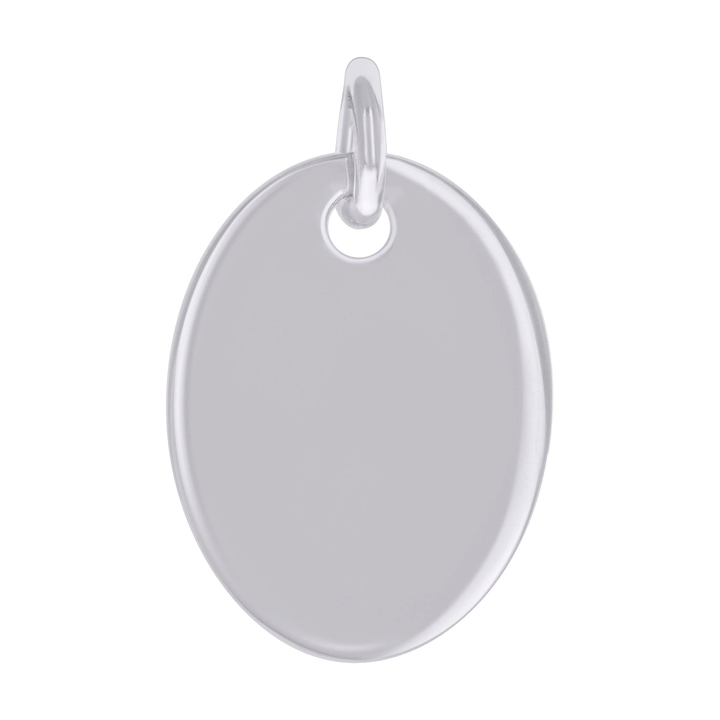925 Sterling Silver  6.5mm Pendant Silver Plated