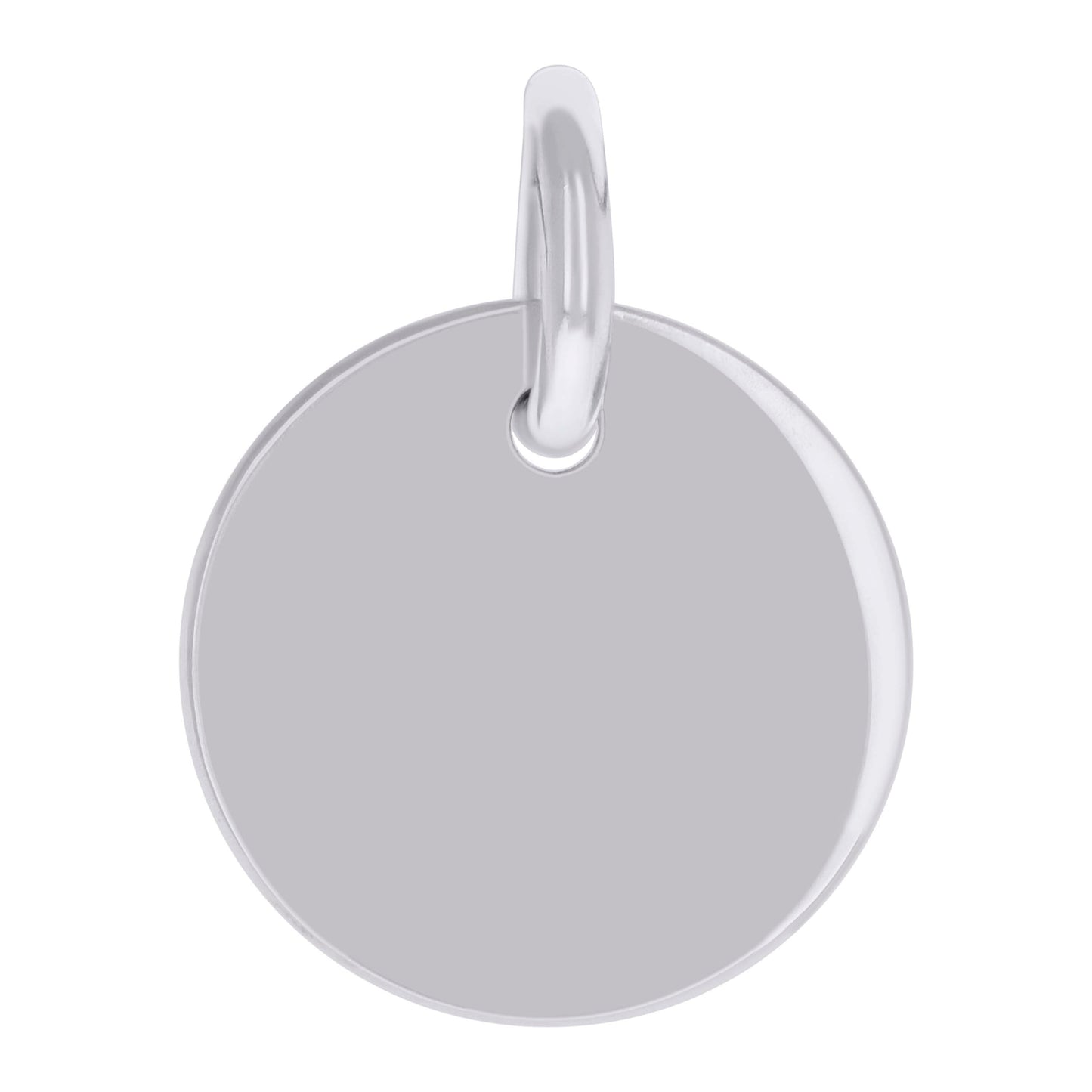 925 Sterling Silver  6.5mm Pendant Silver Plated