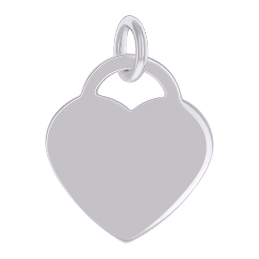 925 Sterling Silver  6.5mm Pendant Silver Plated