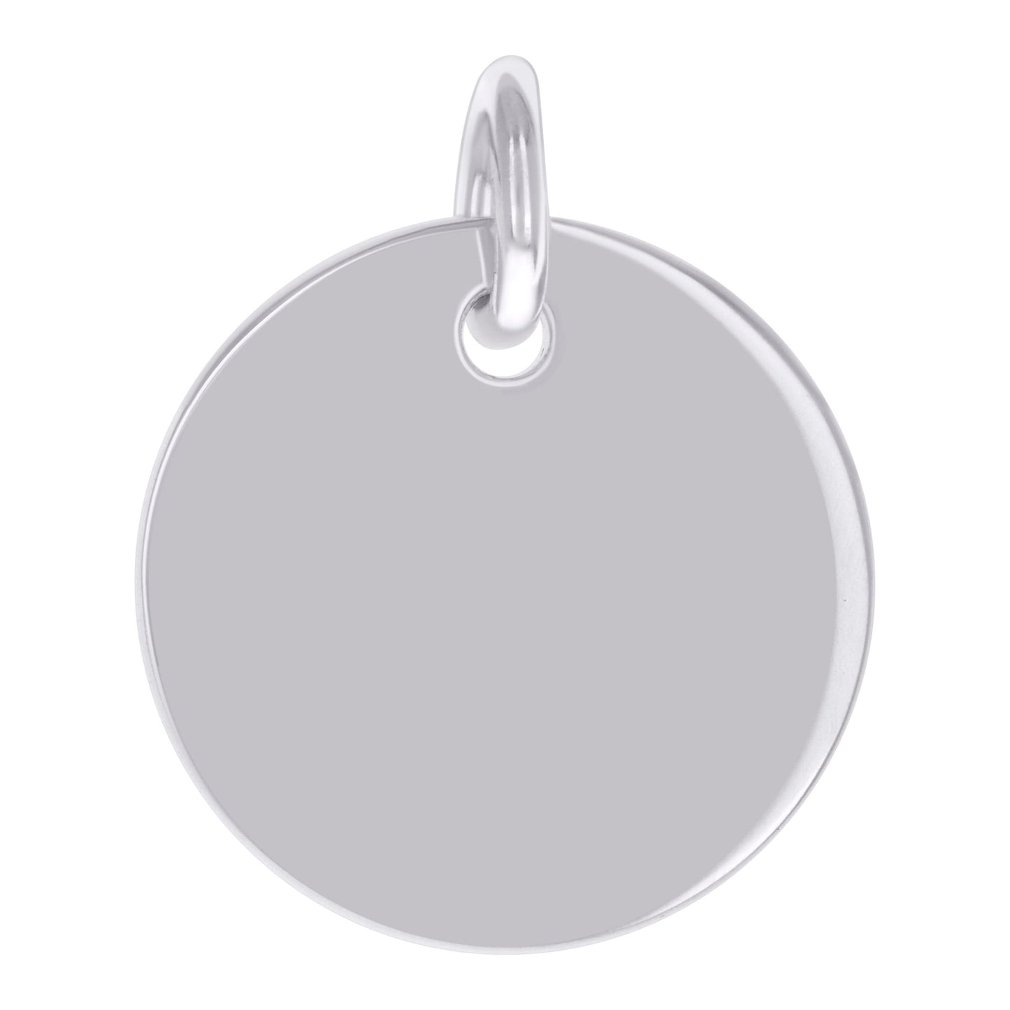 925 Sterling Silver  6.5mm Pendant Silver Plated