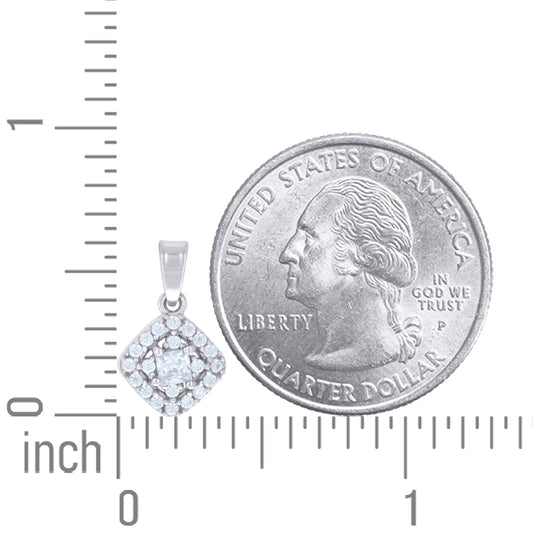 925 Sterling Silver Cz Pendant