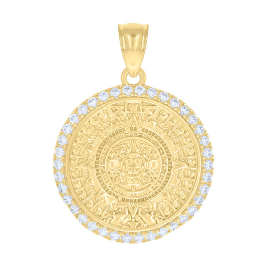 10Kt Gold Cz Pendant