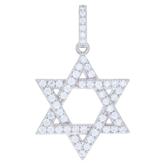 925 Sterling Silver 1.39Ctw Moissanite Pendant