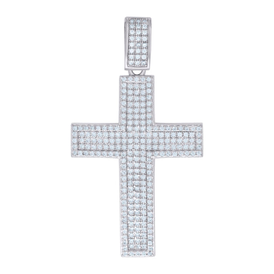 925 Sterling Silver 1.07Ctw Moissanite Pendant