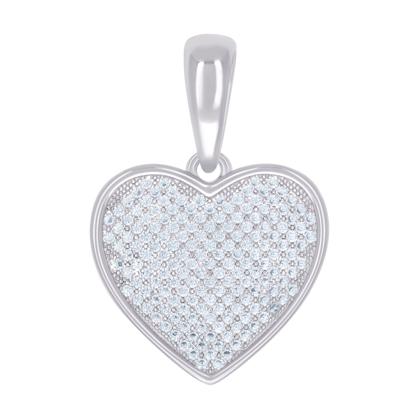 925 Sterling Silver Moissanite Pendant