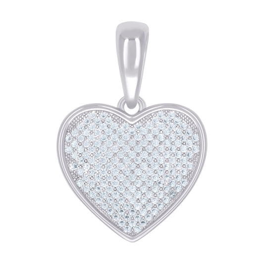 925 Sterling Silver Moissanite Pendant