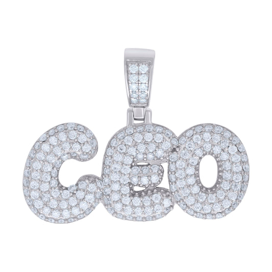 925 Sterling Silver 1.63Ctw Moissanite Pendant