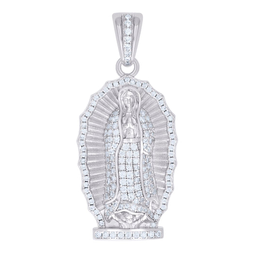 925 Sterling Silver 1.13Ctw Moissanite Pendant