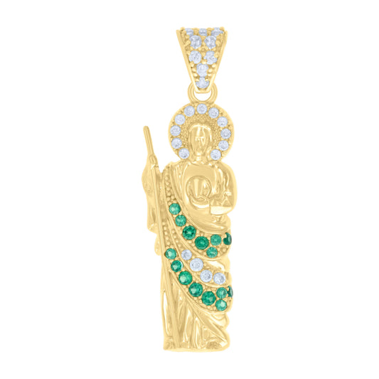 14Kt Gold Cz Pendant
