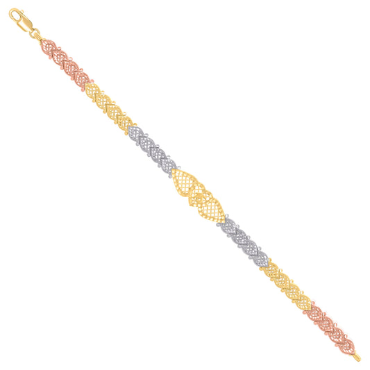 14Kt Gold Cz Bracelet