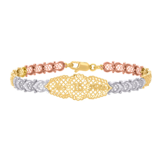 14Kt Gold Cz Bracelet