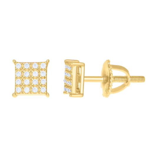 925 Silver Earrings With Moissanite Ctw 1.10