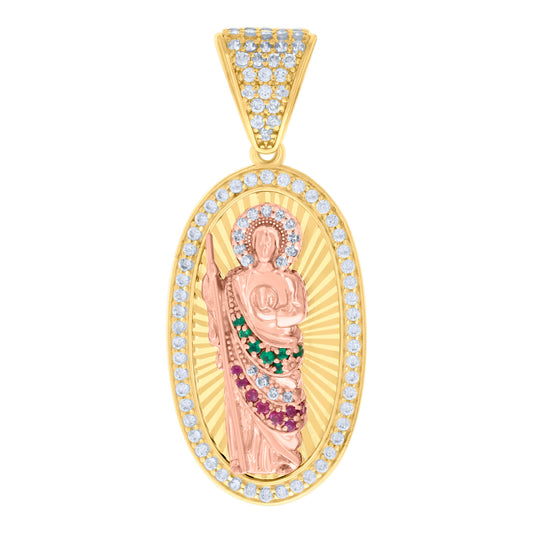 14Kt Gold Cz Pendant