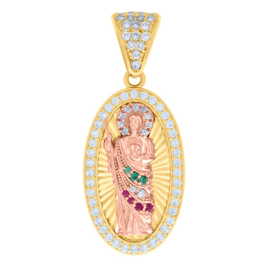 14Kt Gold Cz Pendant