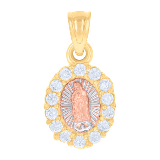 14Kt Gold Cz Pendant