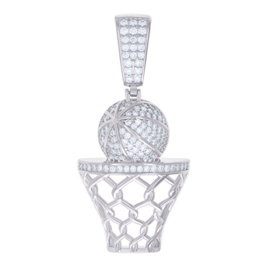 925 Sterling Silver 1.15Ctw Moissanite Pendant