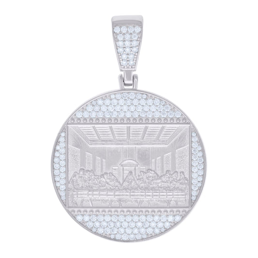925 Sterling Silver 2.24Ctw Moissanite Pendant