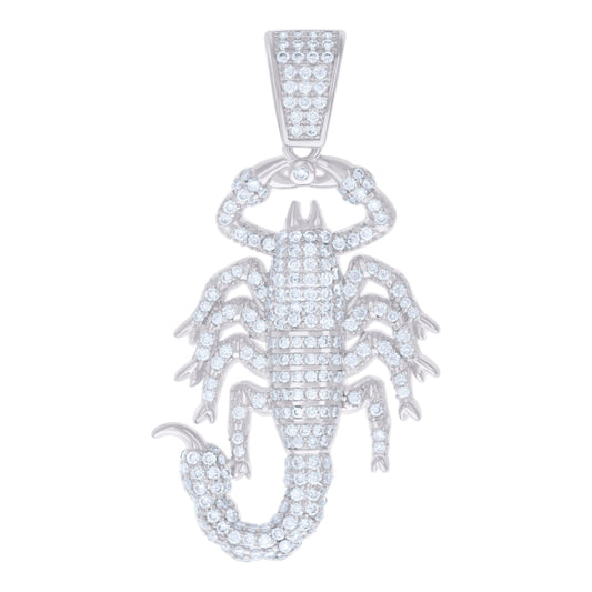 925 Sterling Silver 1.85Ctw Moissanite Pendant