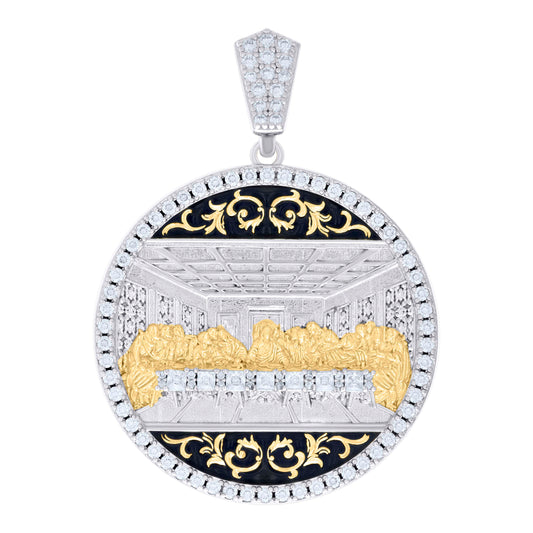 925 Sterling Silver R:1.48Ctw, B:0.40Ctw Moissanit