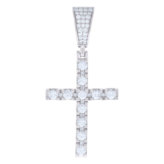 925 Sterling Silver 2.04Ctw Moissanite Pendant