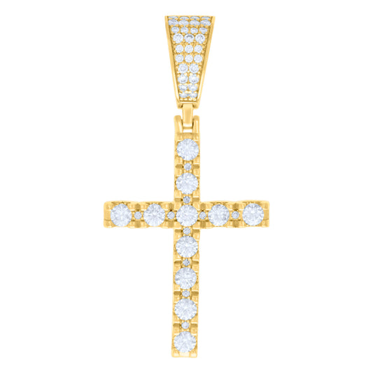 925 Sterling Silver 2.04Ctw Moissanite Pendant