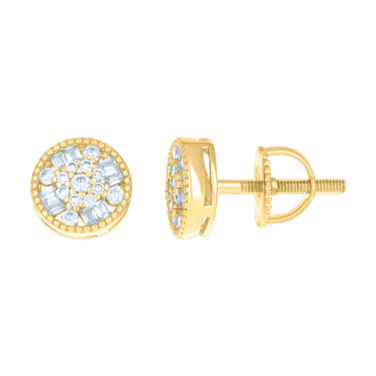 925 Sterling Silver R:0.20Ctw,B:0.25Ctw Moissanite