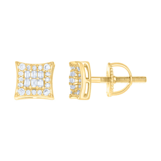 925 Sterling Silver R:0.23Ctw, B:0.23Ctw Moissanit