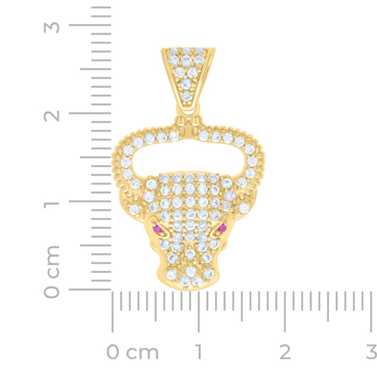 14Kt Gold Cz Pendant