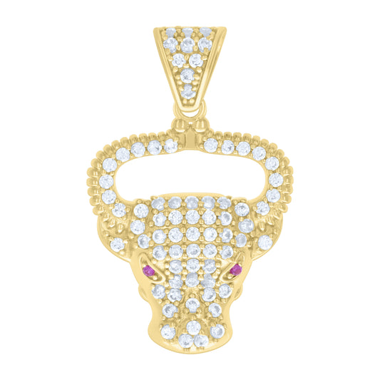 14Kt Gold Cz Pendant